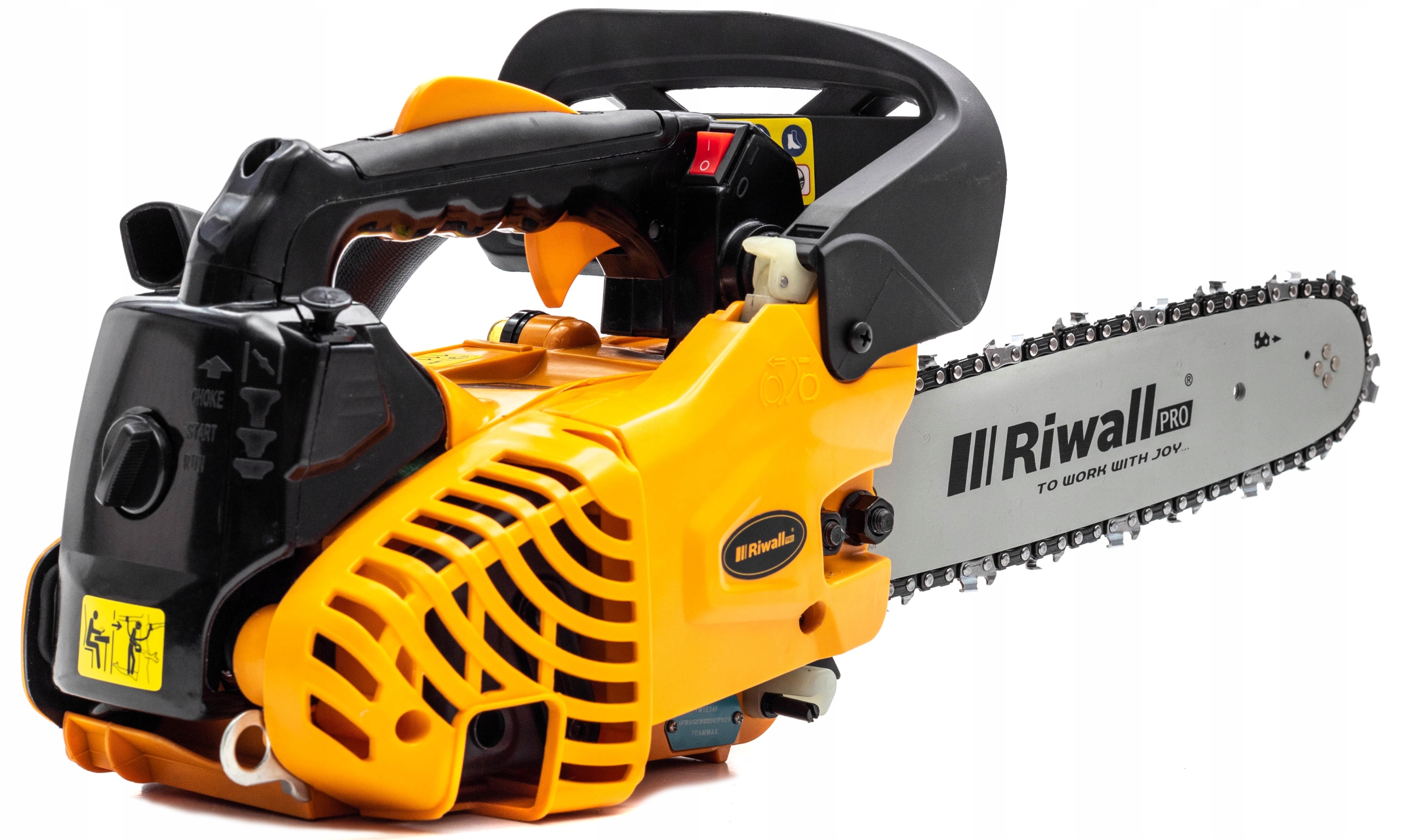 Lekka Piła Spalinowa Pilarka Łańcuchowa Olej Stihl Gałęziówka 300mm Przecin Marka Riwall Pro