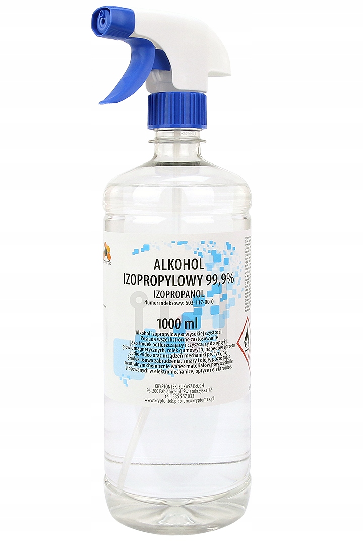 

Alkohol Izopropylowy Izopropanol Ipa -sprysk 1LITR