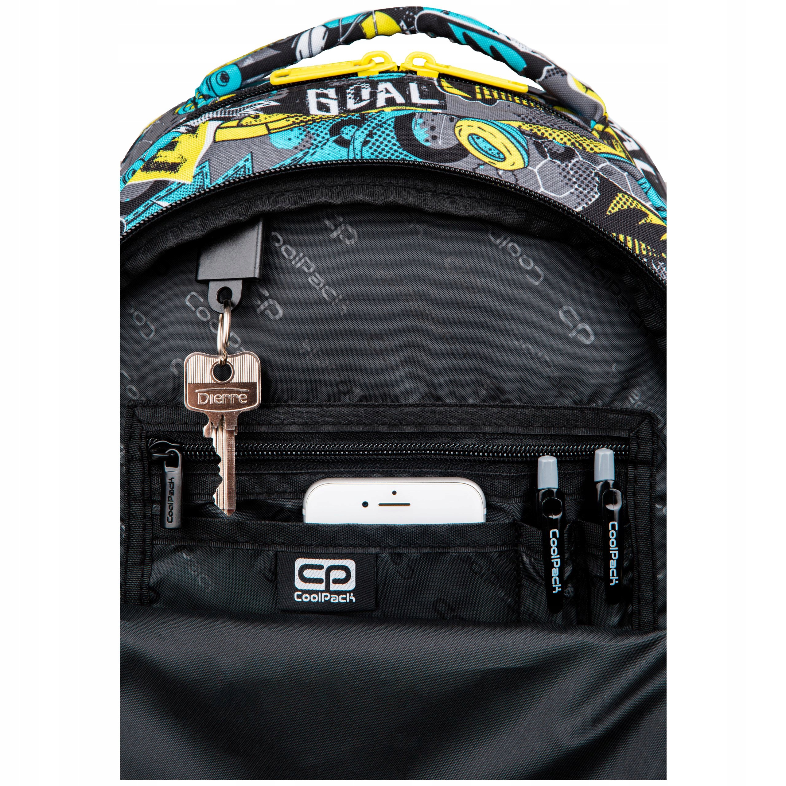 PLECAK TORNISTER SZKOLNY KLASA 13 PIŁKA NOŻNA FOOTBALL DLA CHŁOPCA Wielkość duża (mieszcząca A4)