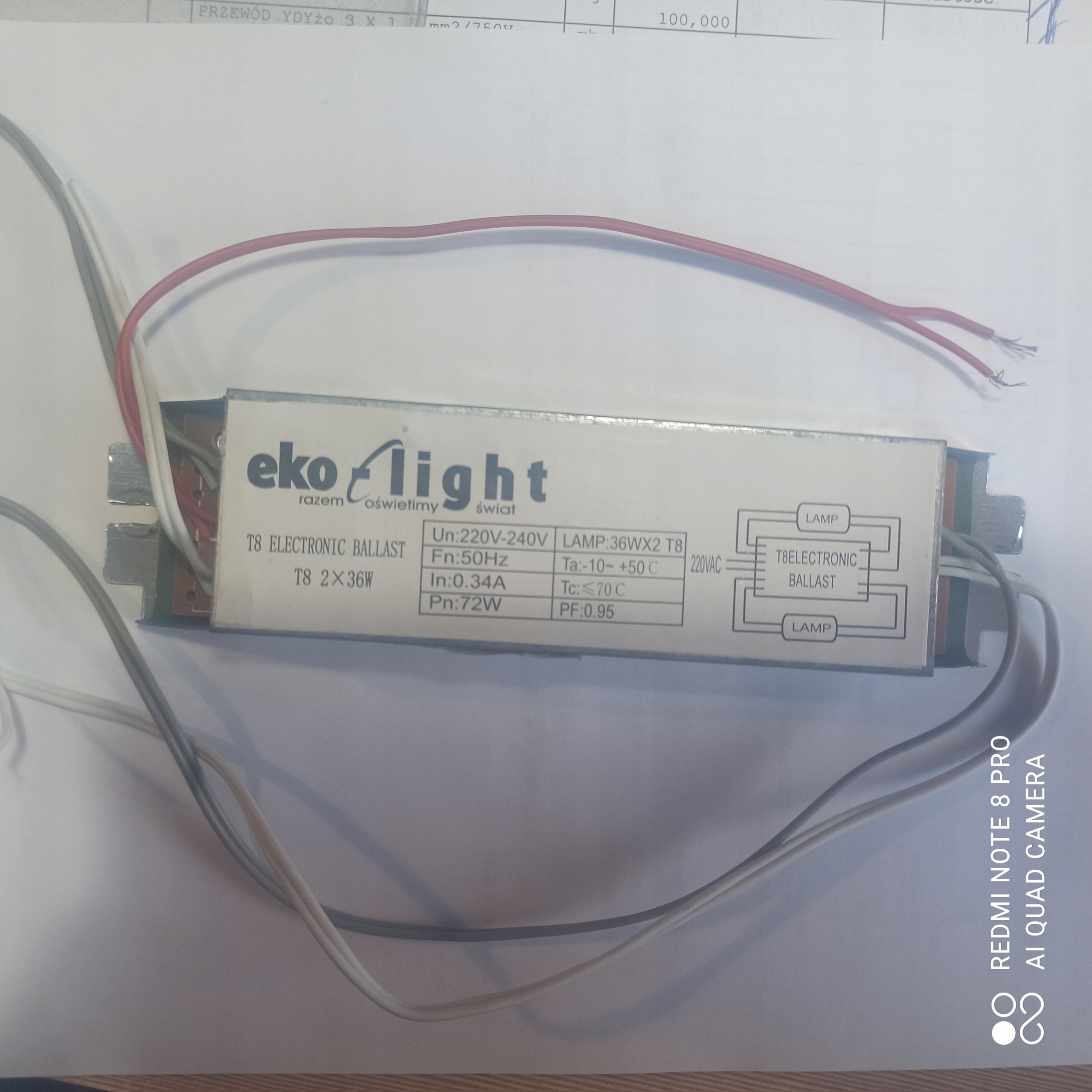

Statecznik Evg 2x36W Balast Do Opraw