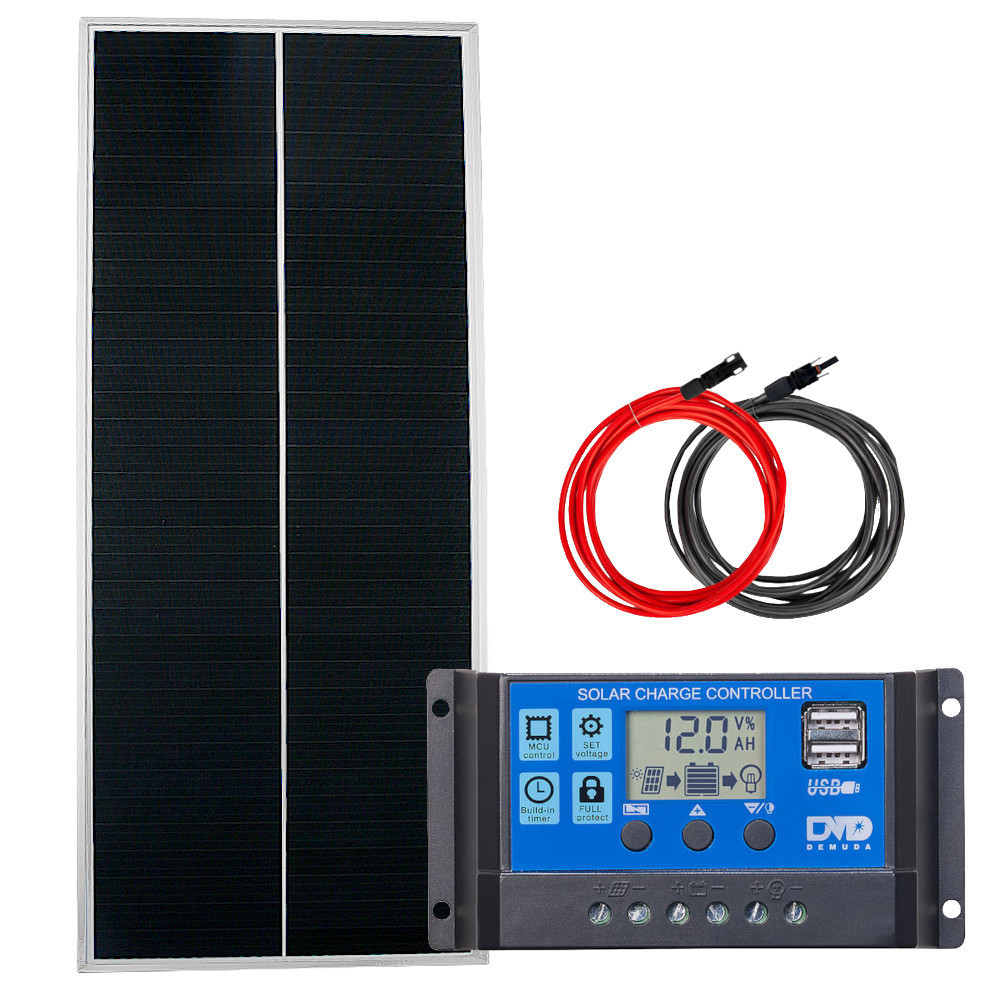 Fotovoltaický Solární Set 100 W Pro Obytný Vůz Jachty