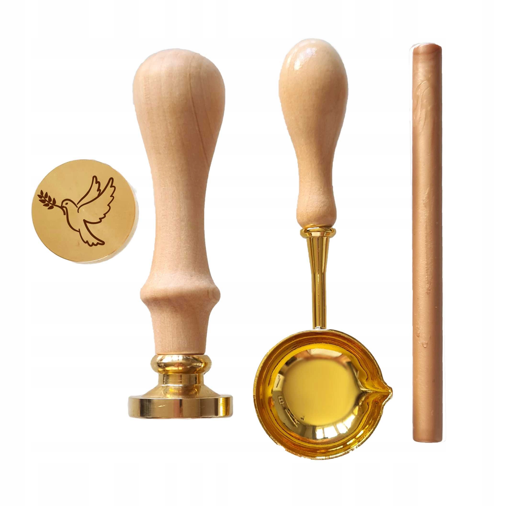 Lakovací sada referentka pečeť na vosk laku Svaté Přijímání Křest 25 mm