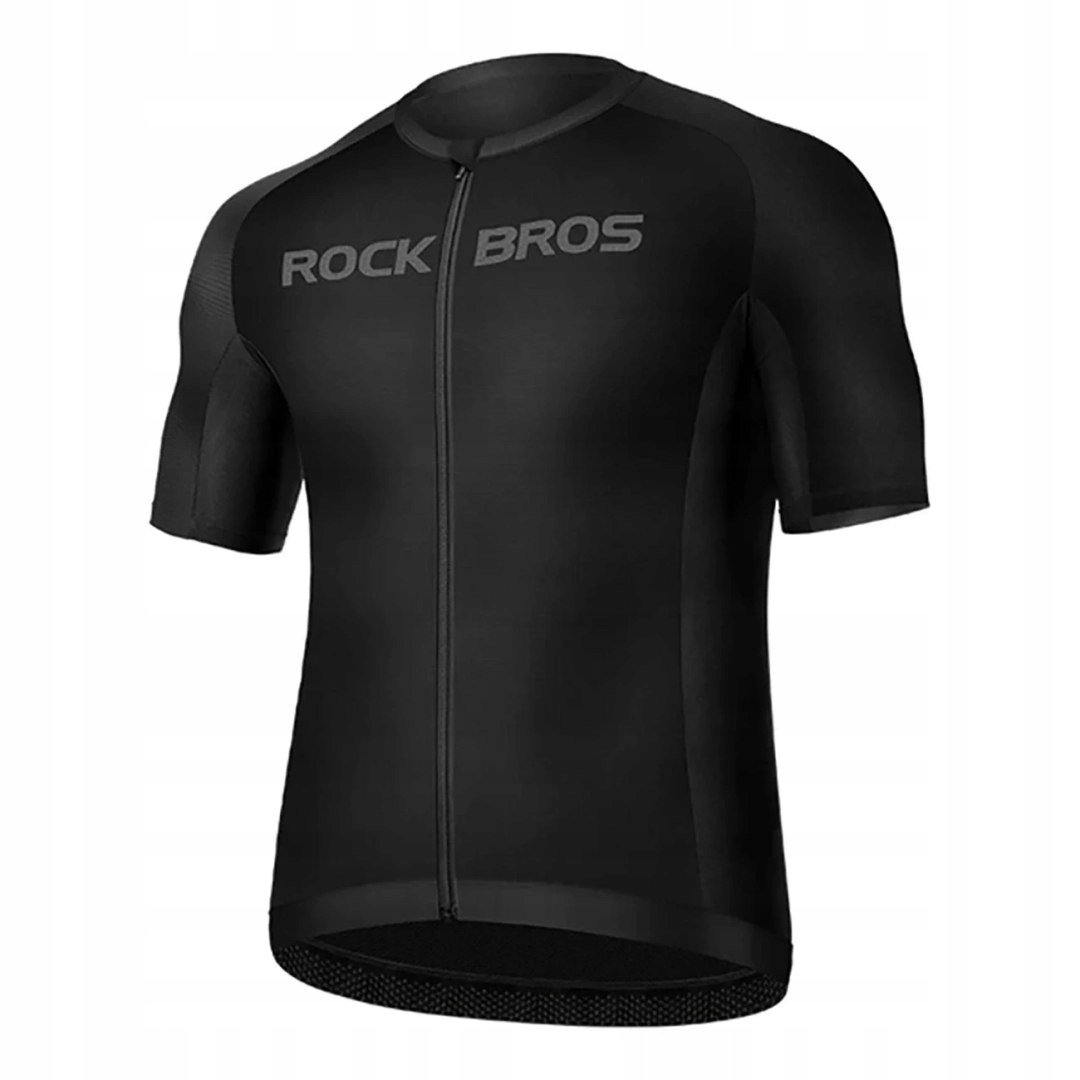 Koszulka rowerowa Rockbros 15120002007 z krótkim rękawem XXXXL czarna