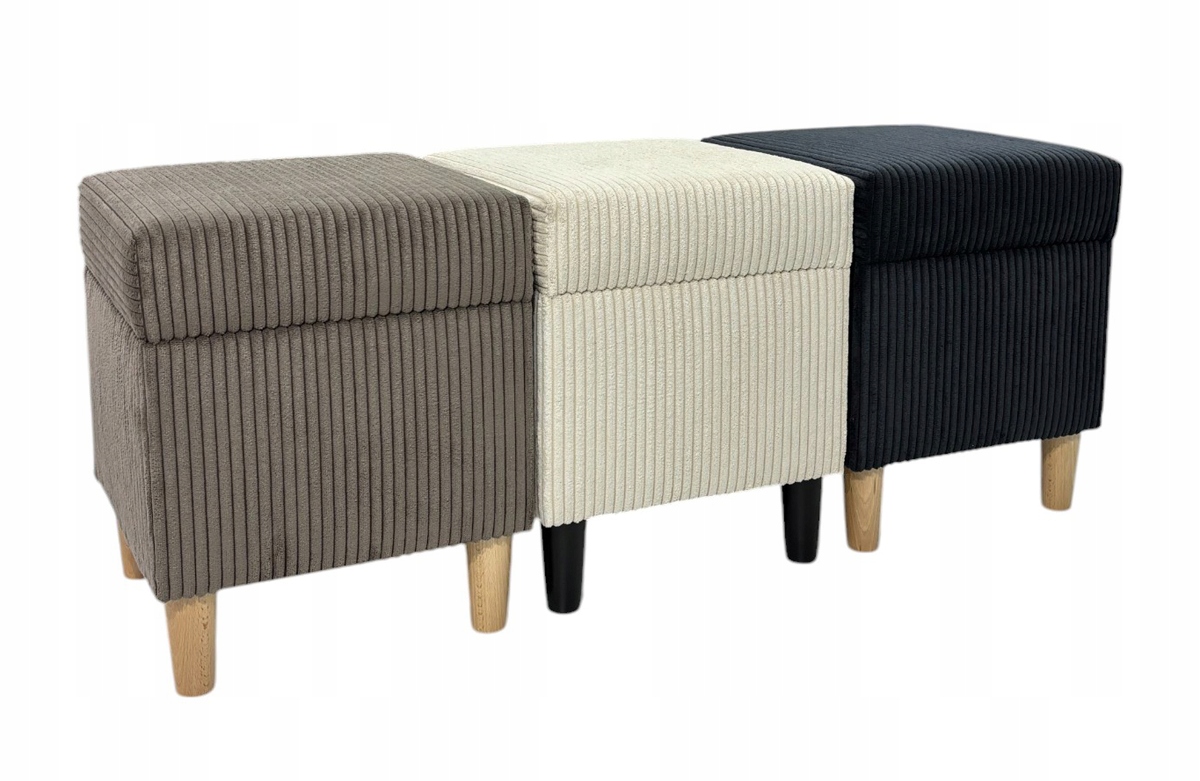 Leo4dog Taburet otevíratelná s úložným prostorem podnožka Sztruks N 35x35x42