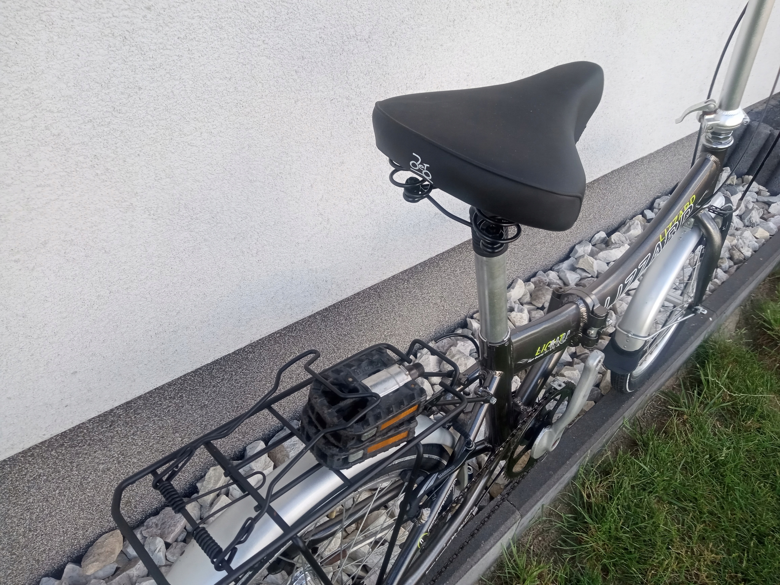 ALUMINIOWY ROWER SKŁADAK LIZARD 20 KOŁA 6 BIEGÓW Pedały platformowe