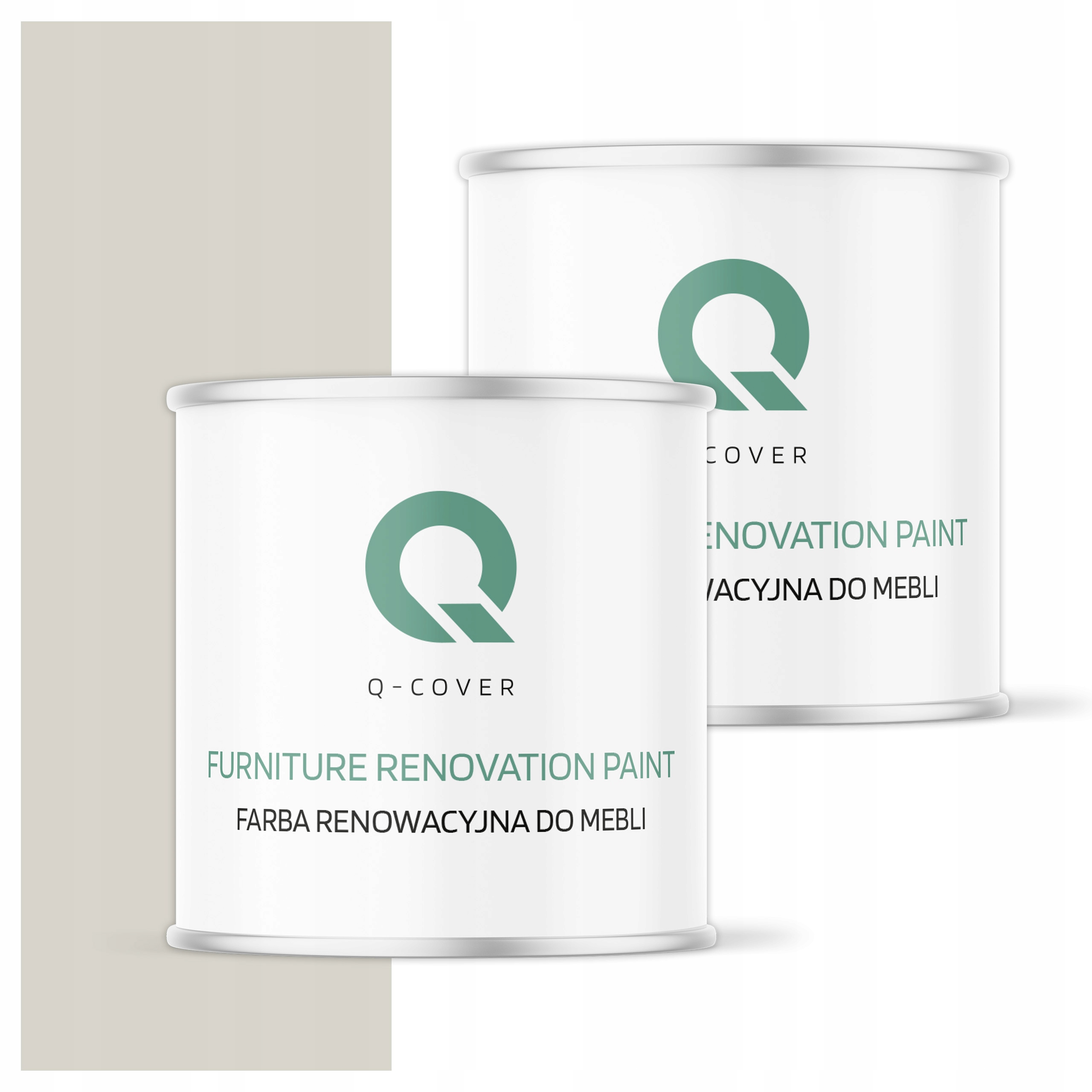 Farba na renováciu nábytku Mdf drevo Ozdobná Biela Šedá RAL9002 Lesk 2.5L