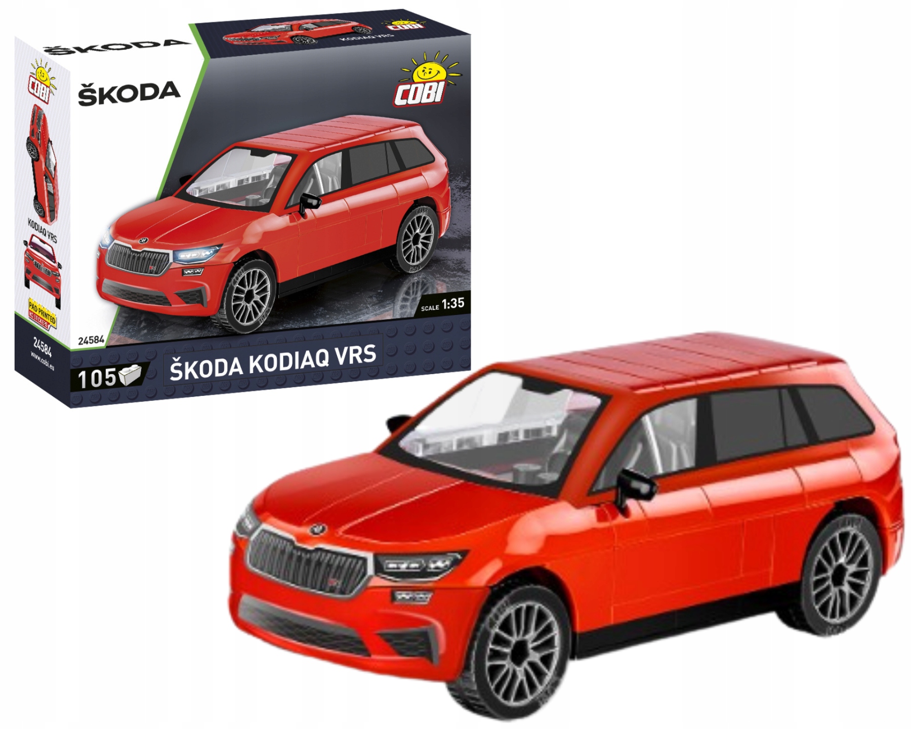 

Klocki Cobi 24584 Samochód Škoda Kodiaq Vrs 105 El