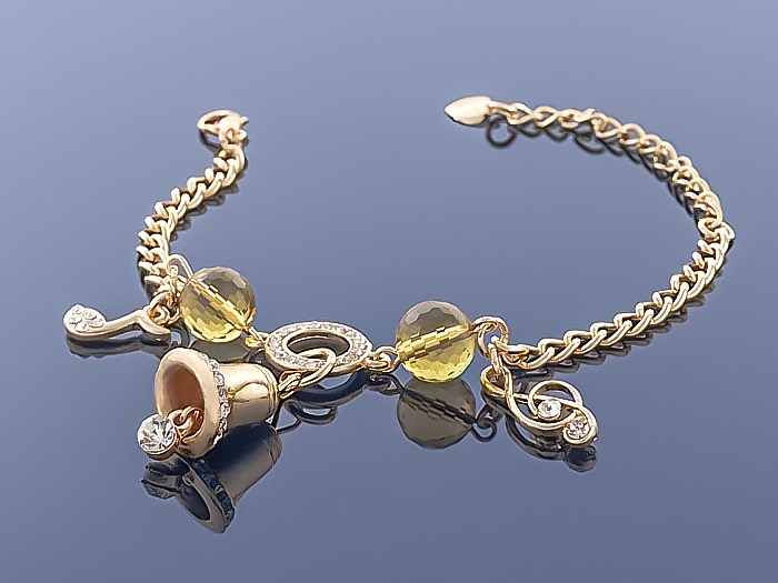 

Złota Bransoletka Charms