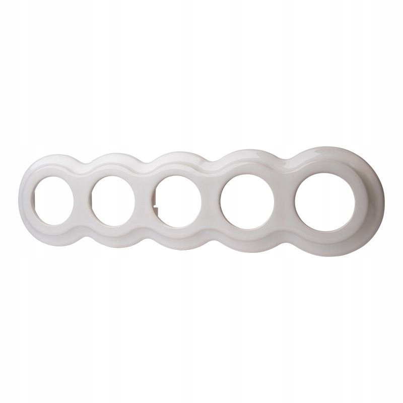 Keramický Päťnásobný Rámik Snehuliaka, Biely