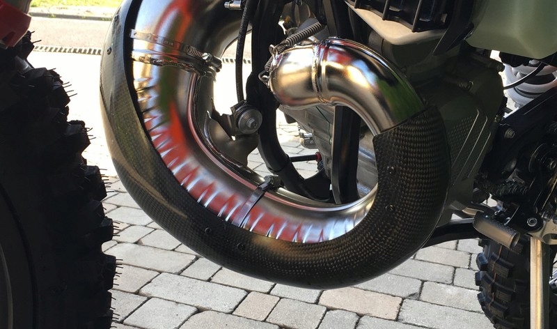 WOLFCARBON КРЫШКА ДИФФУЗОРА УГЛЕРОДА KTM EXC 250 2021