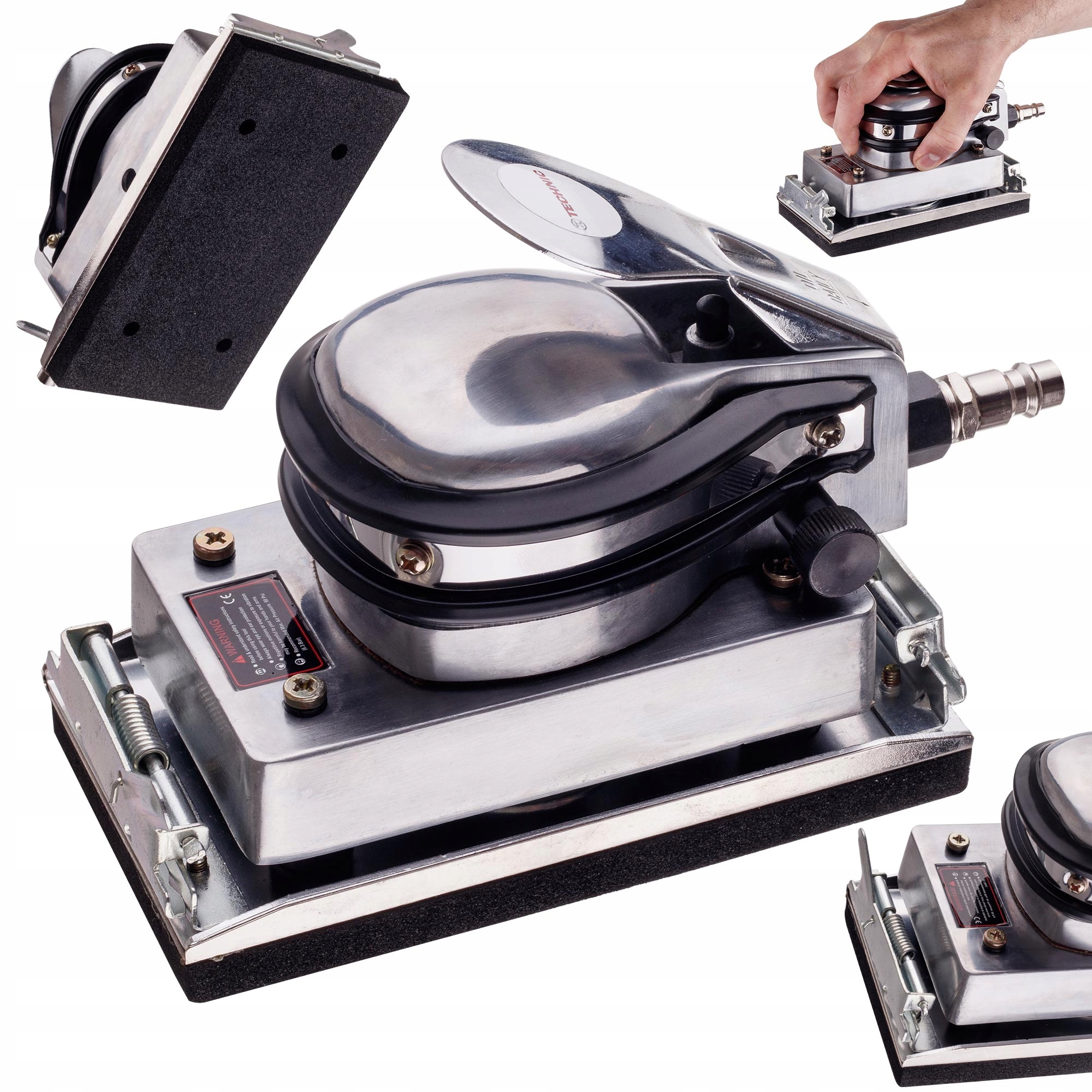 Pneumatická Oscilační Bruska 90 X 170 MM, Broušení Dřeva