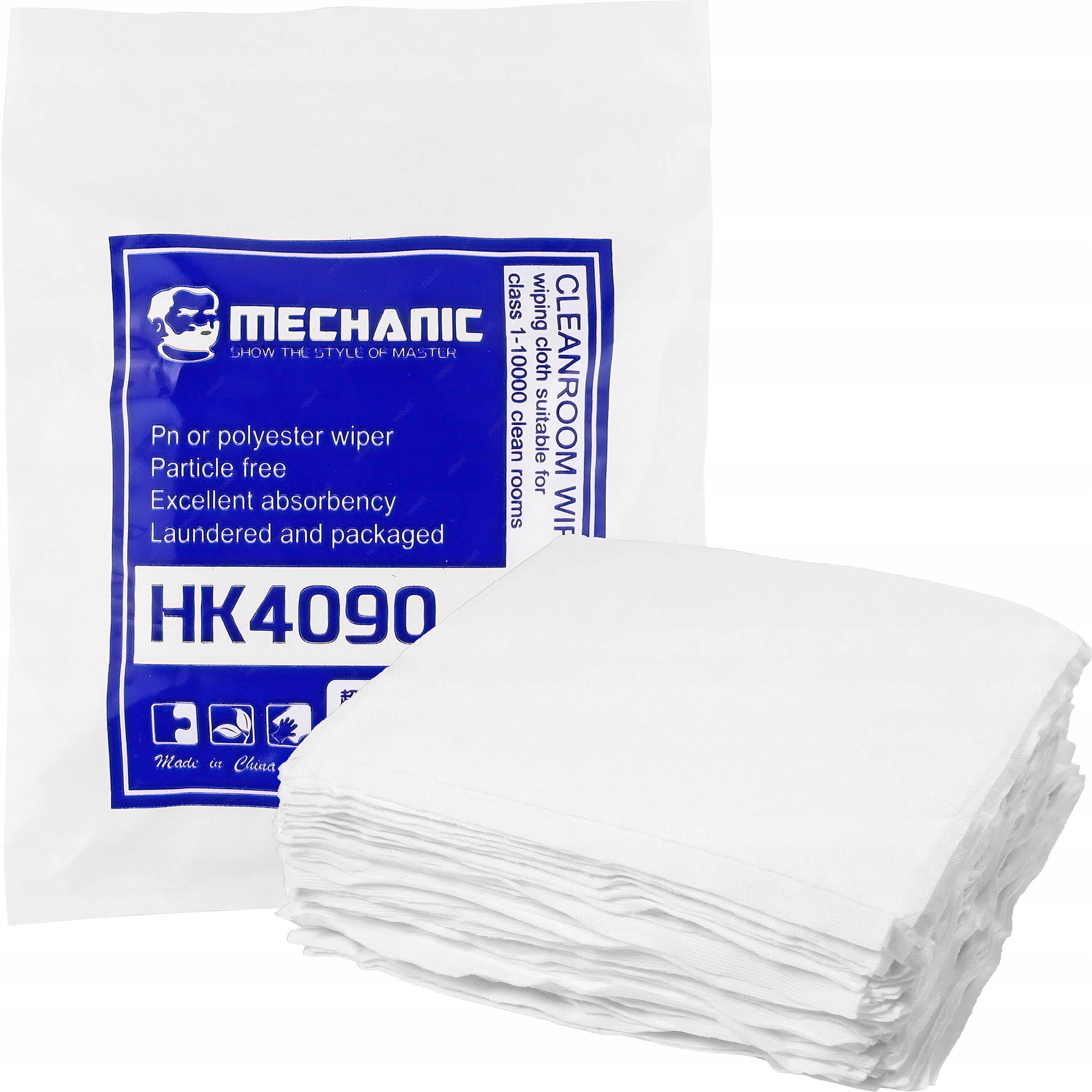 

Ściereczki Bezpyłowe Cleanroom Mechanic HK4090 50x