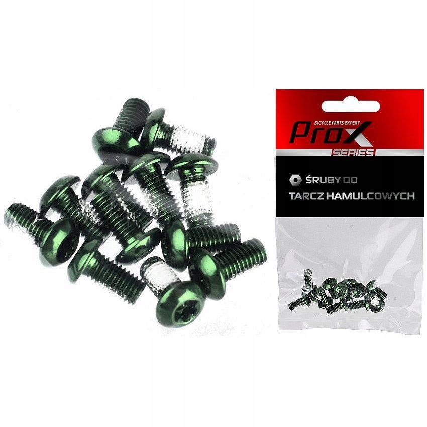 Śruby Prox zielone do tarczy hamulcowej 12szt