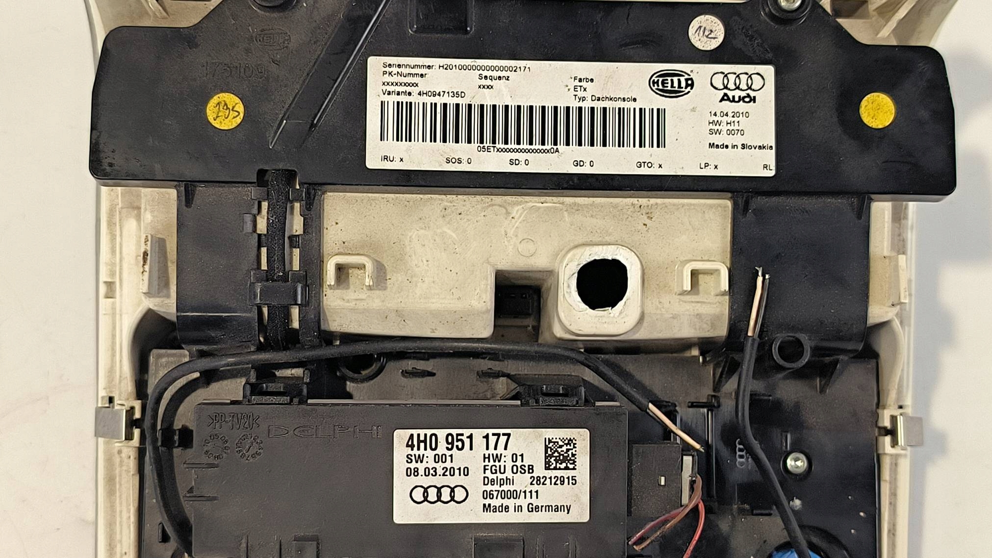 Svetlo Strechy 4H0951177 AUDI A8 D4