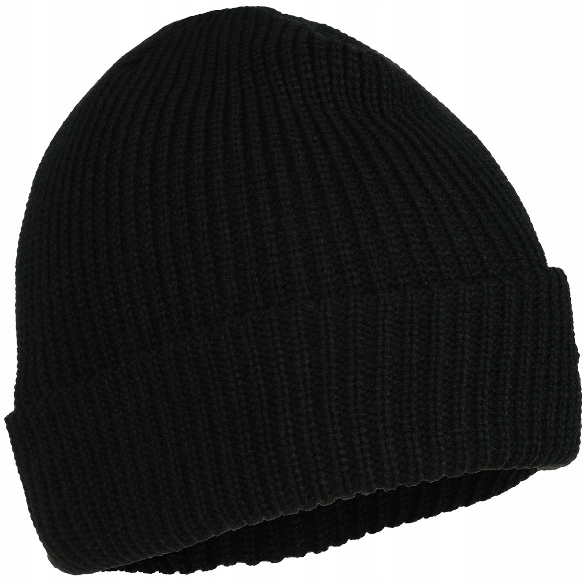 Ciepła Czapka Zimowa Watch Cap Akryl Czarna