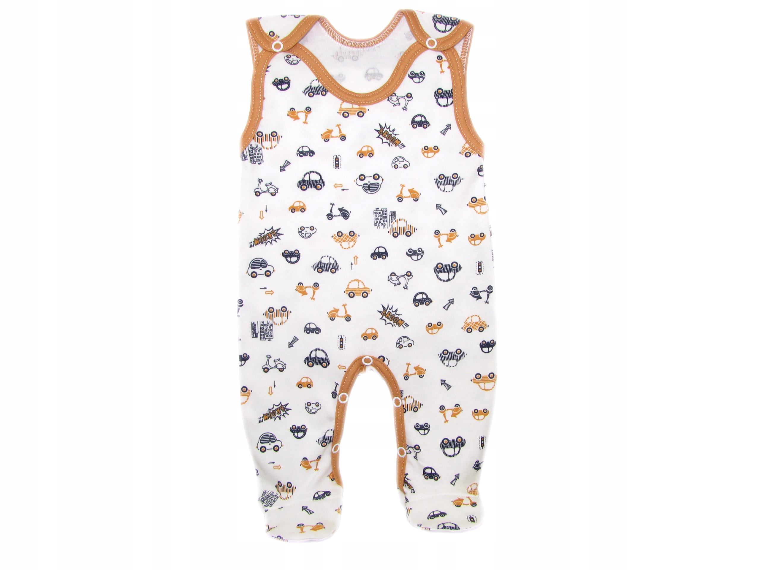 ŚPIOCHY NIEMOWLĘCE ŚPIOSZKI BAWEŁNIANE r.62 /19/ Rękaw bez rękawów