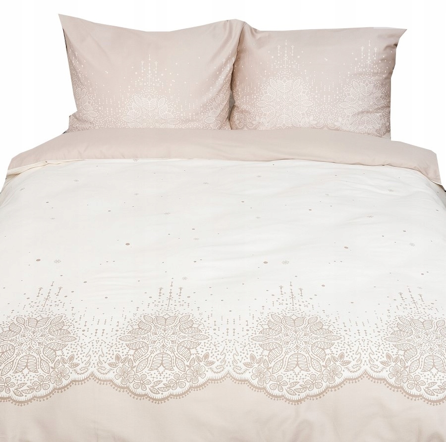 Andropol 140x200 Pościel Satyna Wiano beżowa