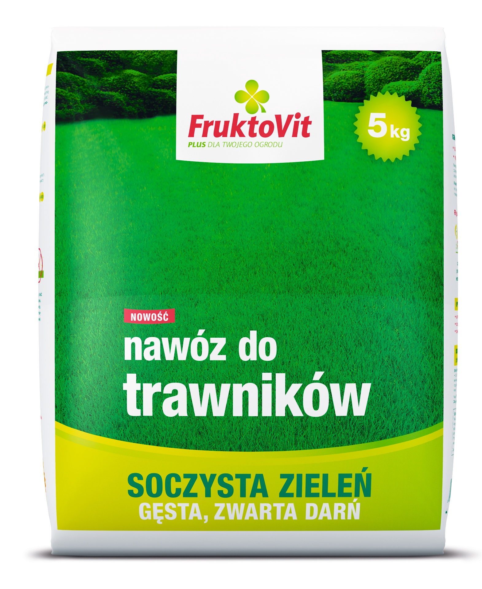 

Fruktovit Plus 5KG Nawóz Do Trawników Trawy 110M2