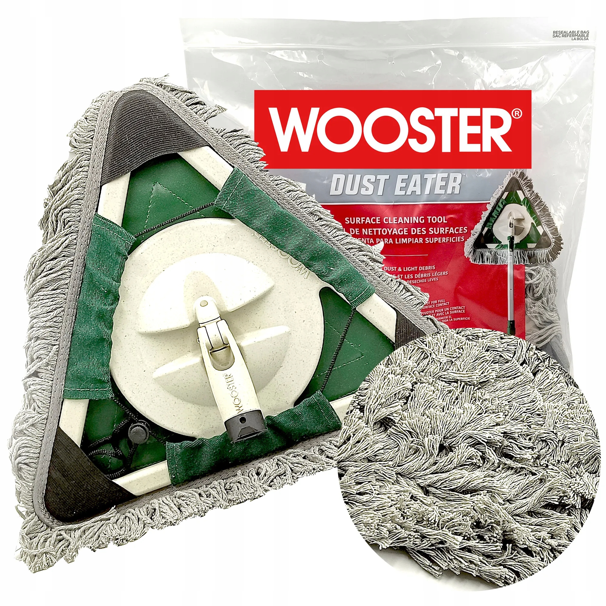 Mop Wooster Do odpylania ścian i sufitów Czyszczenie Gładzi Tynku Ścian