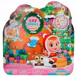 Адвент-календарь Cry Babies Magic Tears Claus, кукла, олень и 24 сюрприза, от 3 лет