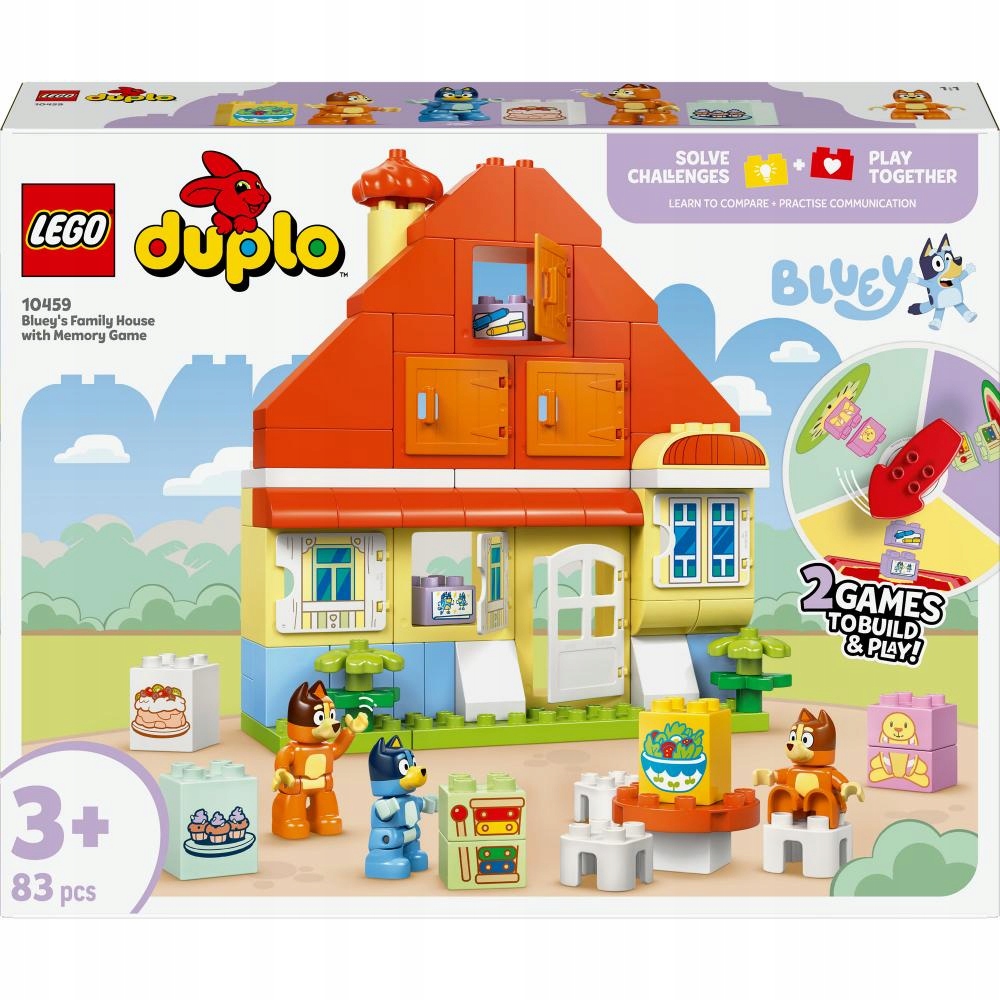 Lego Duplo Bluey Rodinný dům Bluey s pexesem 10459
