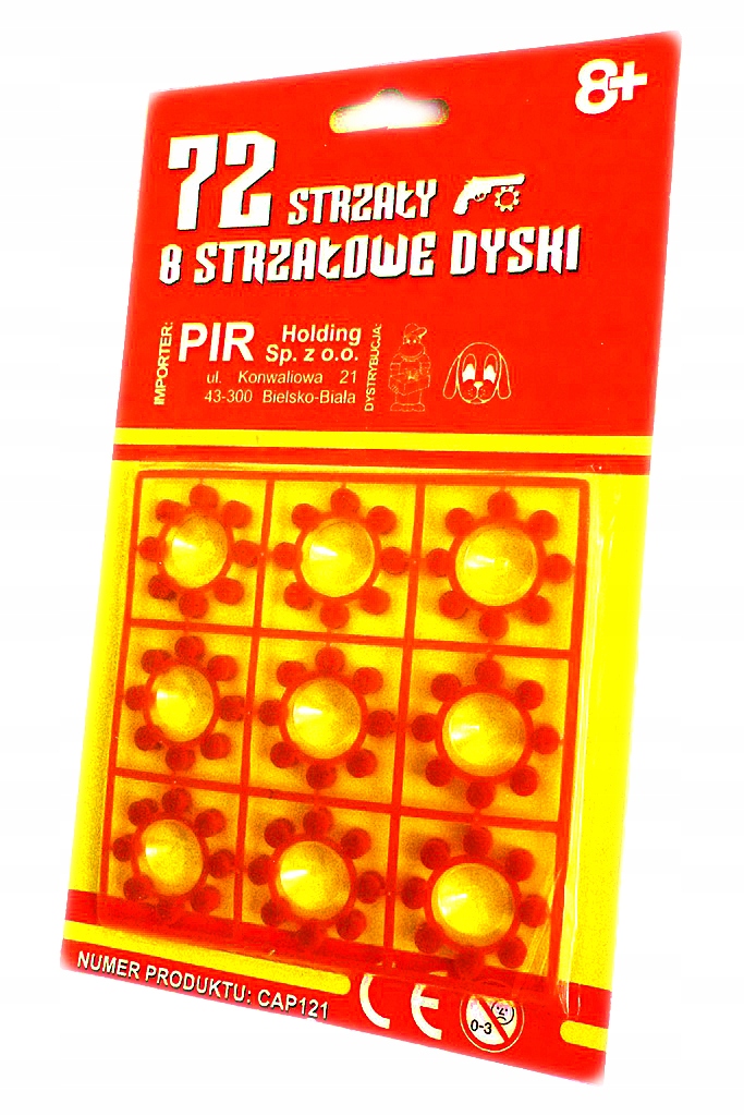 KAPISZONY do pistoletu AŻ 72 STRZAŁY GRATIS naboje