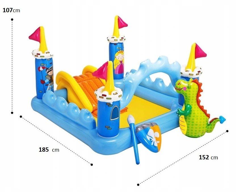 WODNY PLAC ZABAW BASEN ZAMEK INTEX 57138 Marka Intex