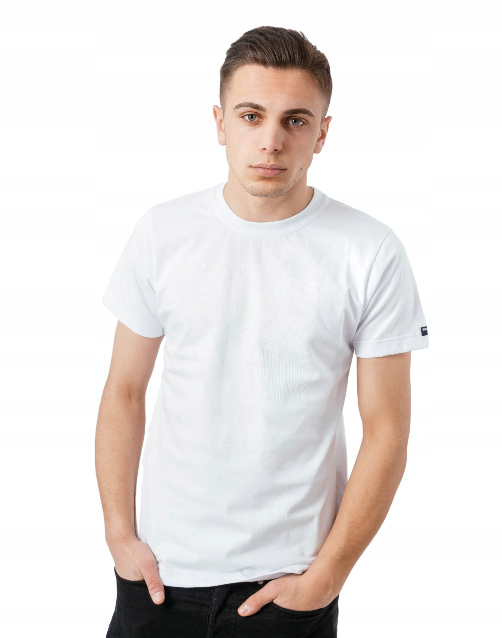 

Podkoszulek Męski Koszulka T-shirt New YORK-01 5XL