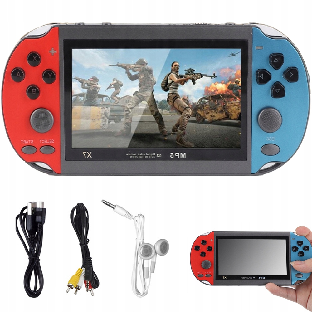 Konsola Przenośna Do Gier X7 8GB Pamieci Multimedialna Przenosna