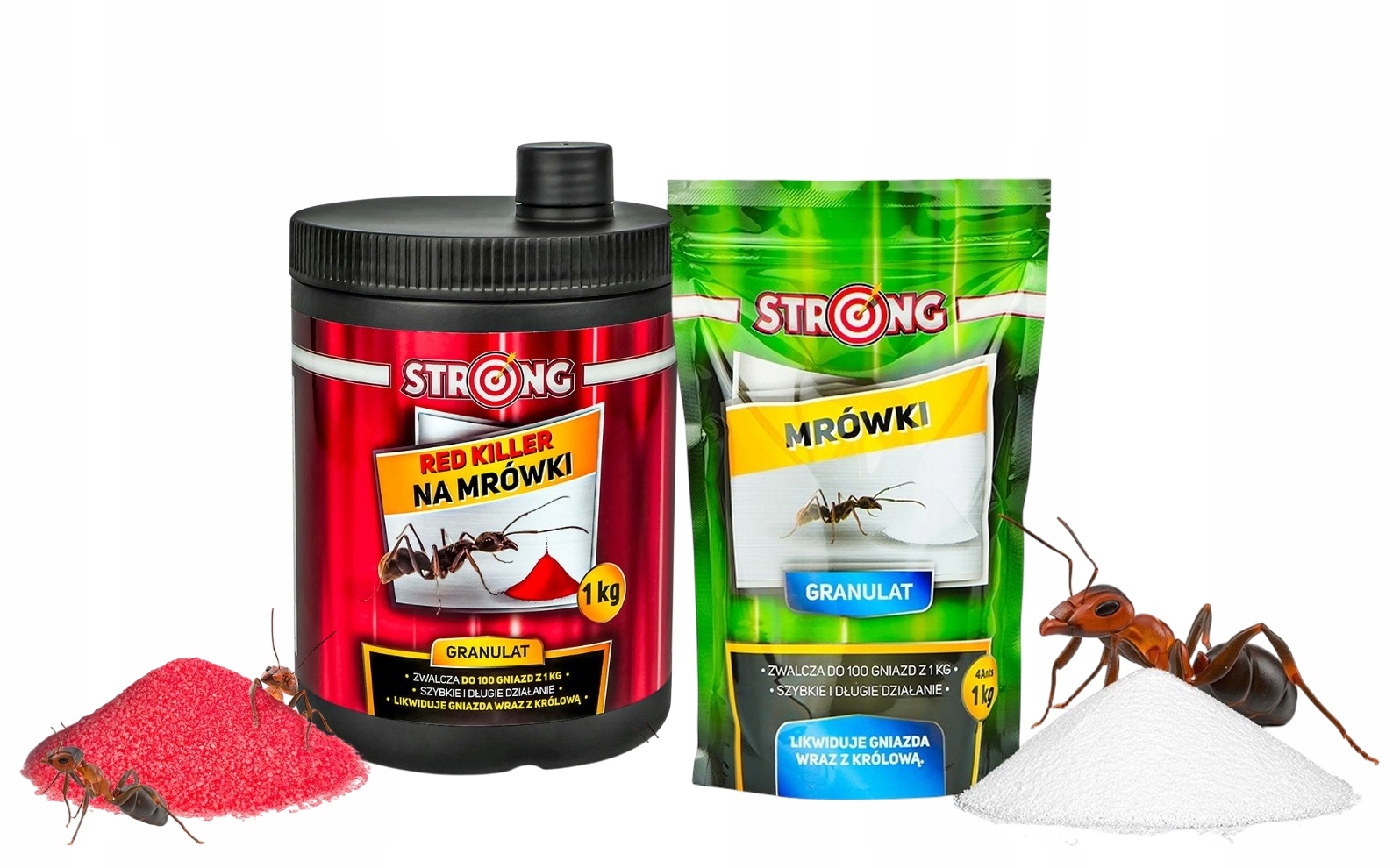 Proszek Na Mrówki Preparat Środek Trutka Na Gniazda Mrówek Red Killer 2 Kg