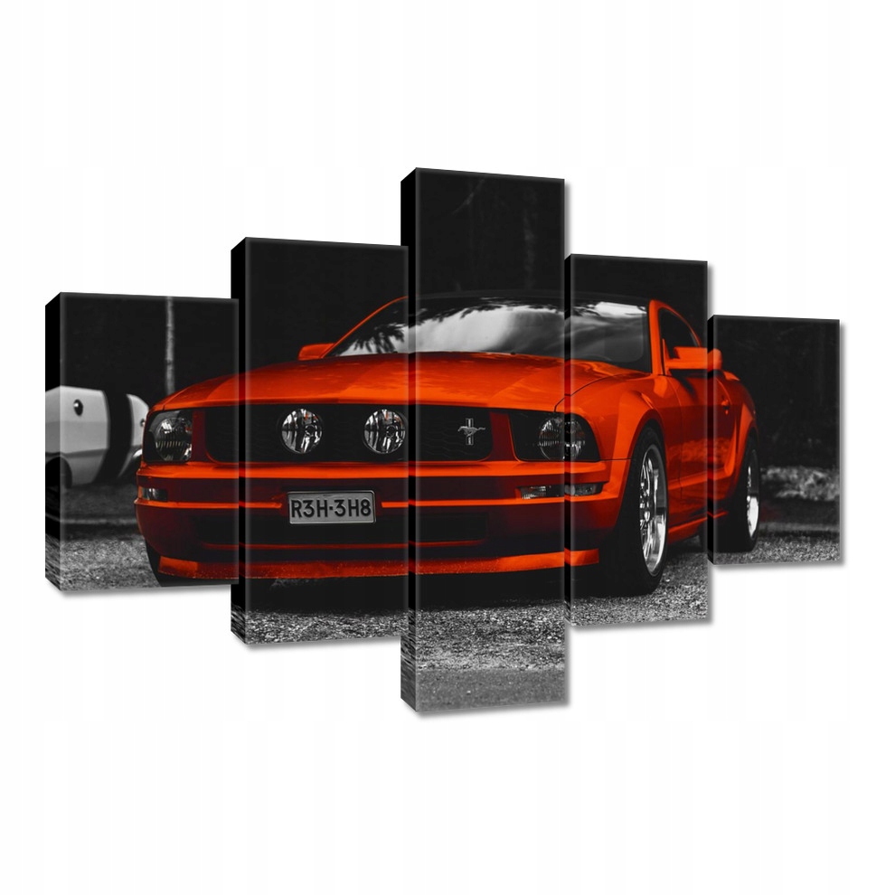 

Obrazy 100x70 Czerwony Ford Mustang