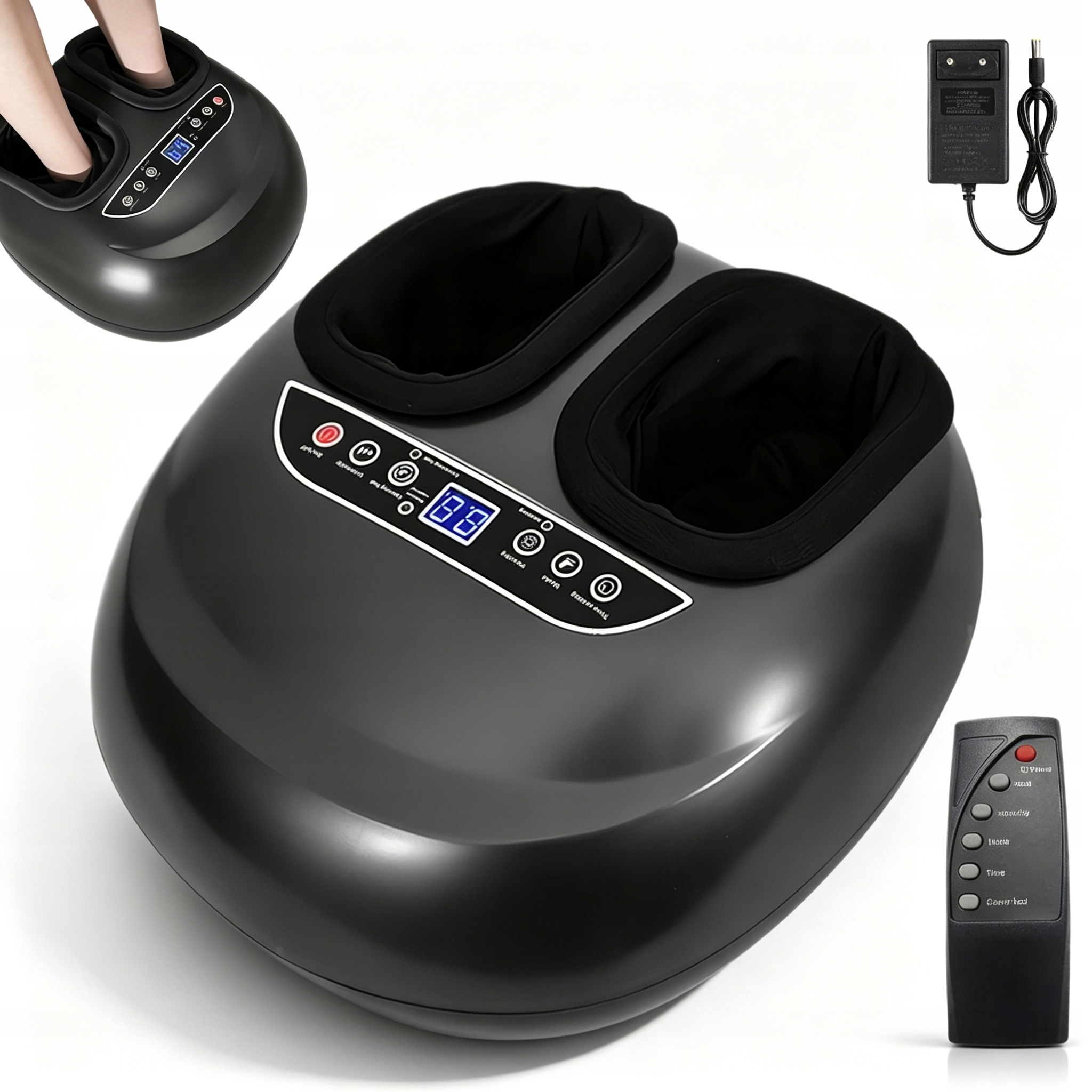 Elektryczny Masażer Do Stóp 6 Technik 3 Intensywności Pilot