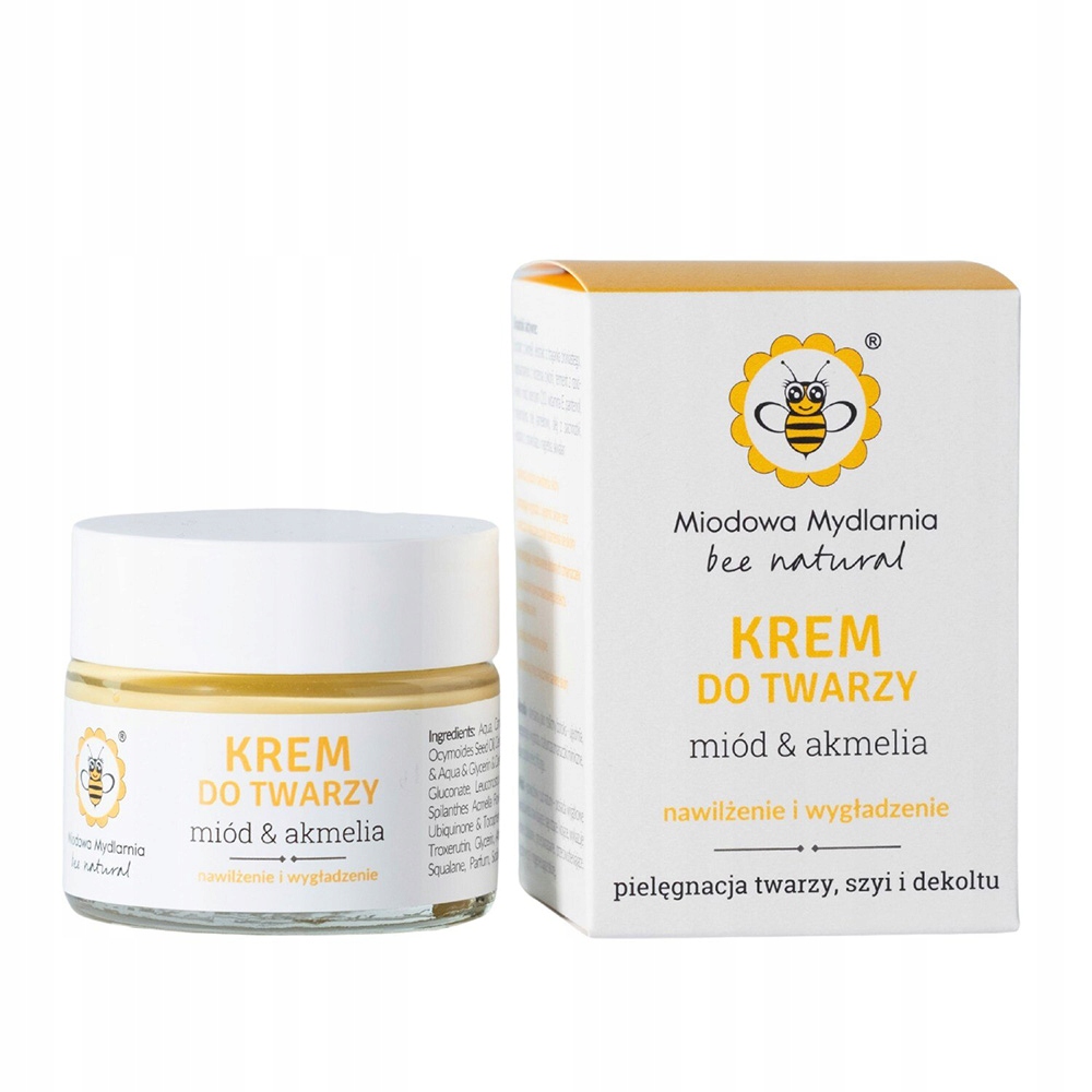 Krem do twarzy Miód i Akmelia Miodowa Mydlarnia 50 ml
