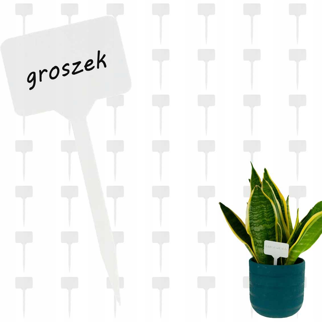 ETYKIETY DO OPISYWANIA ROŚLIN NASION SADZONEK TABLICZKI ZNACZNIKI 50SZT/KPL