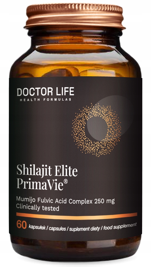 Doctor Life Shilajit Elite Complex Mumio Kwas fulwowy Koenzym Q10 Serce