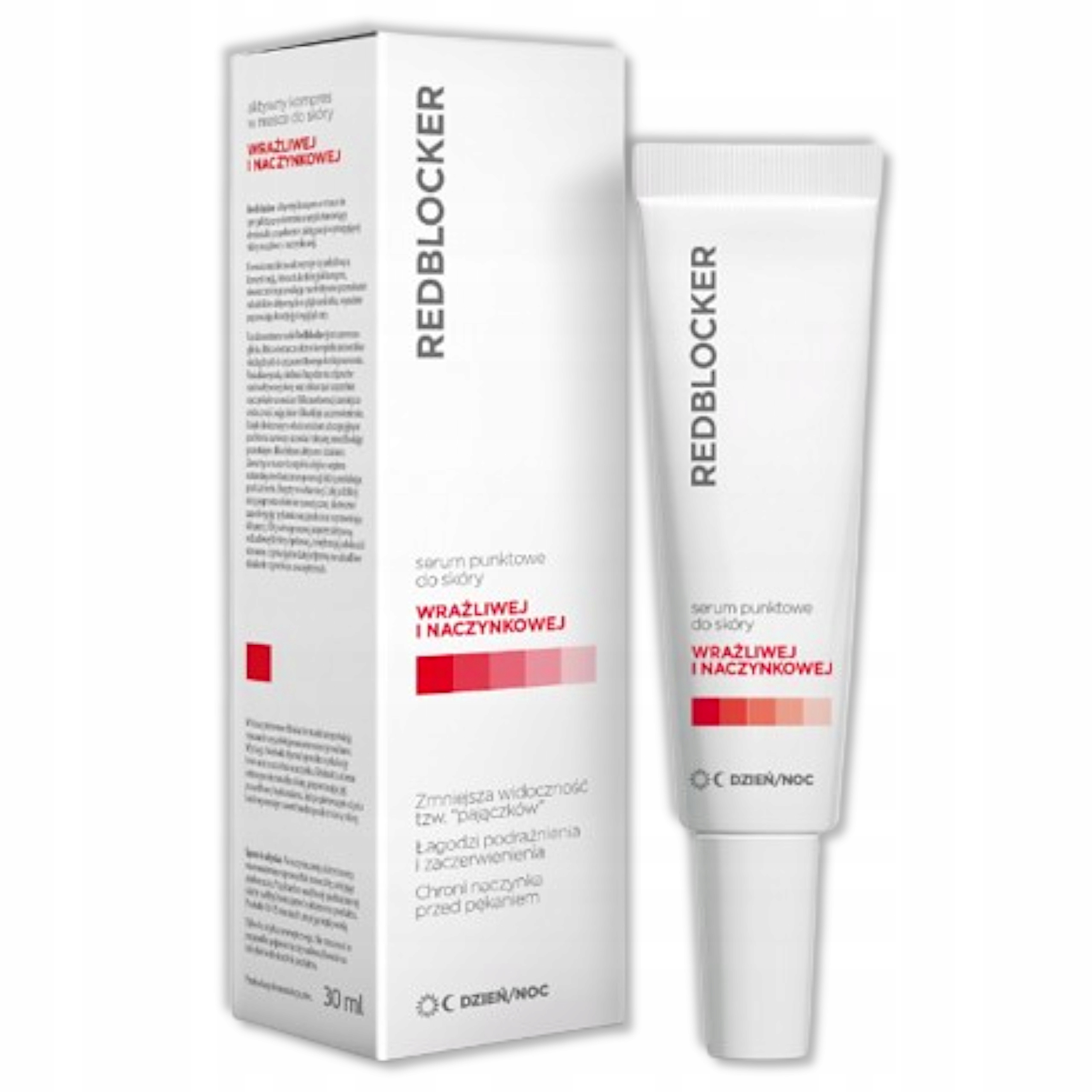 RedBlocker Serum punktowe do twarzy skóra wrażliwa i naczyniowa 30 ml