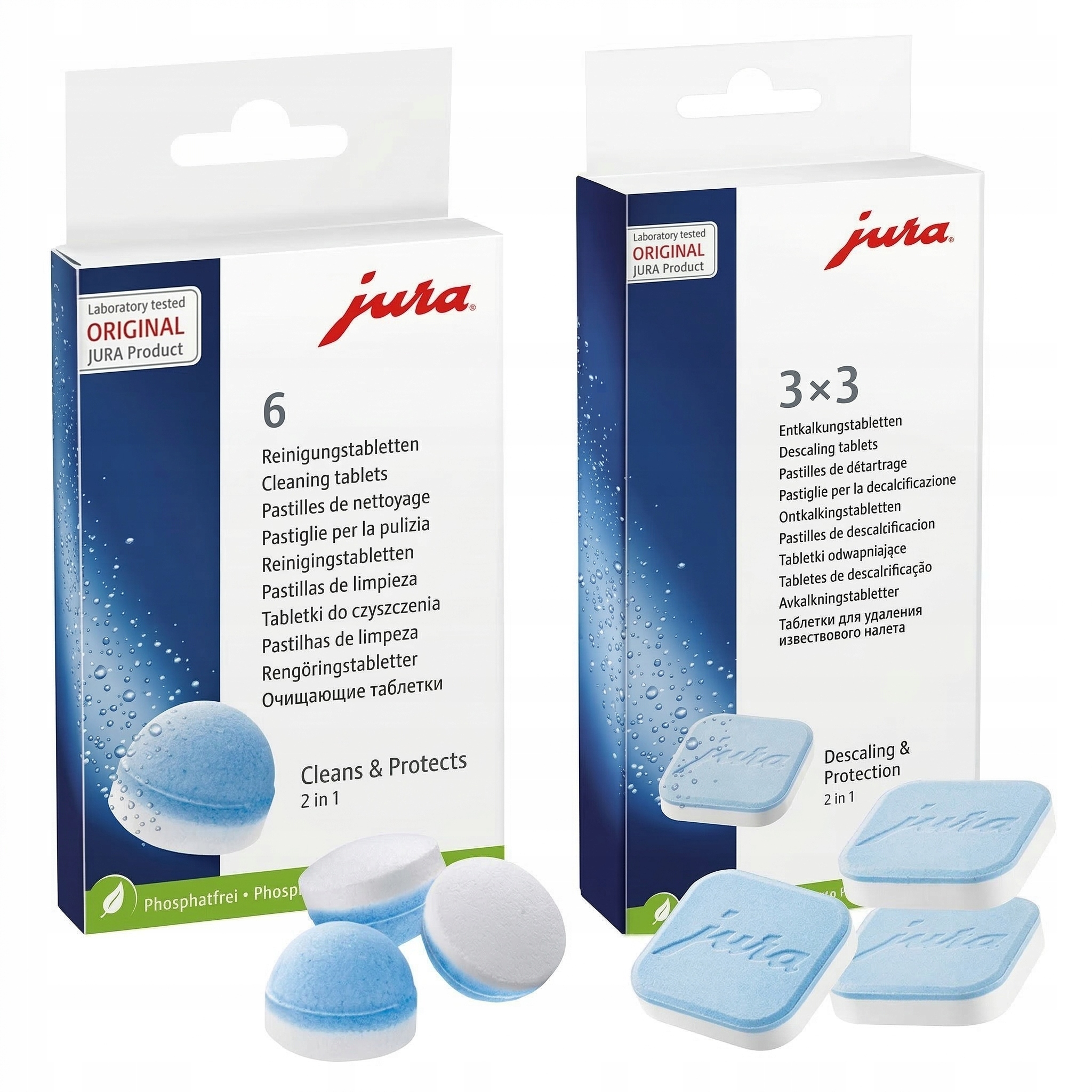 Zestaw Tabletki Czyszczące I Odkamieniające Do Ekspresów Jura