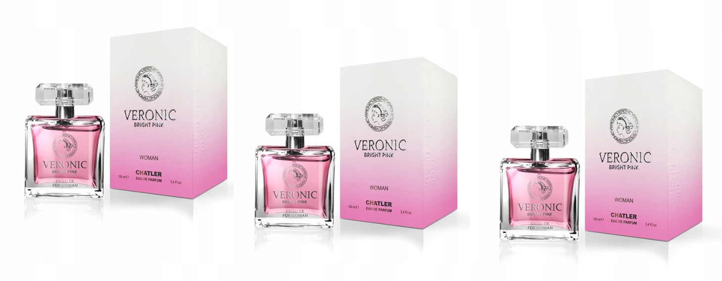 Chatler Veronic Bright Pink 3x100ml Edp pro ženy