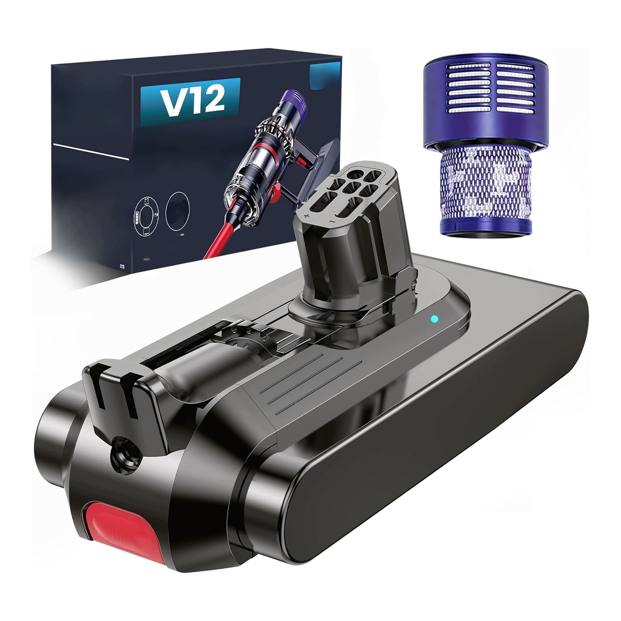 Akumulátor pro vysavač V12 Náhradní baterie SV20 SV26 SV30 SV46 Bms