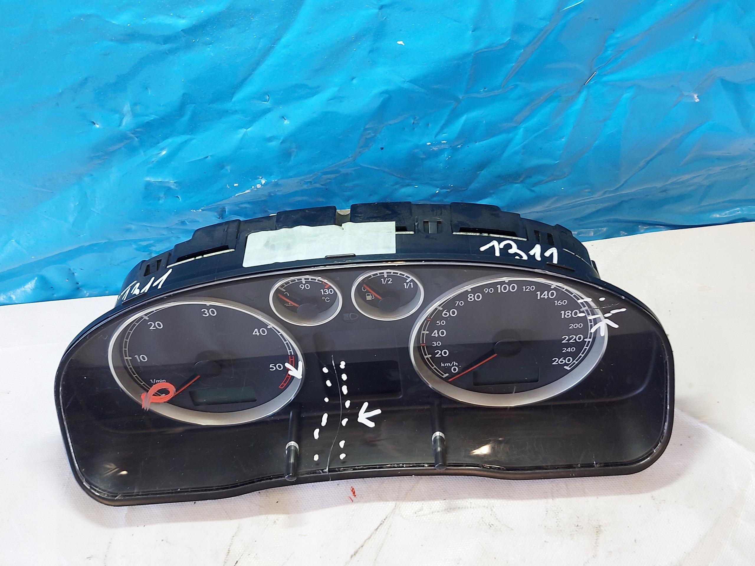 dials clock PASSAT B5 FL 1.9 TDI 3B0920829A
