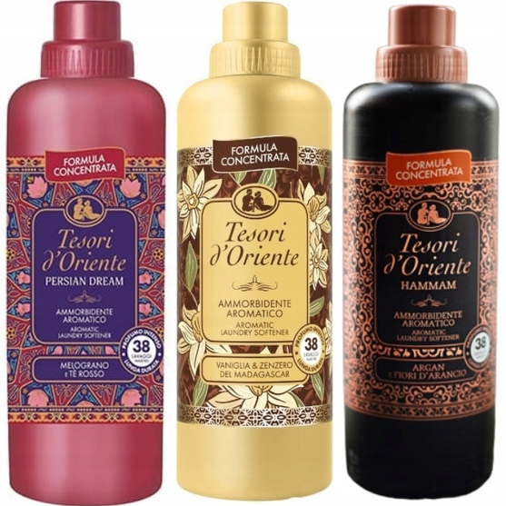 Levně Tesori d'Oriente Sada 3 italských oplachovacích přípravků 760 ml Pvh