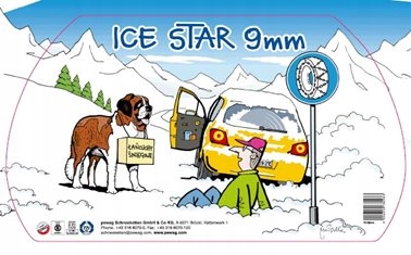 Łańcuchy śniegowe Pewag Ice Star 69 185/80 R14 9mm Kod producenta 5906400730507