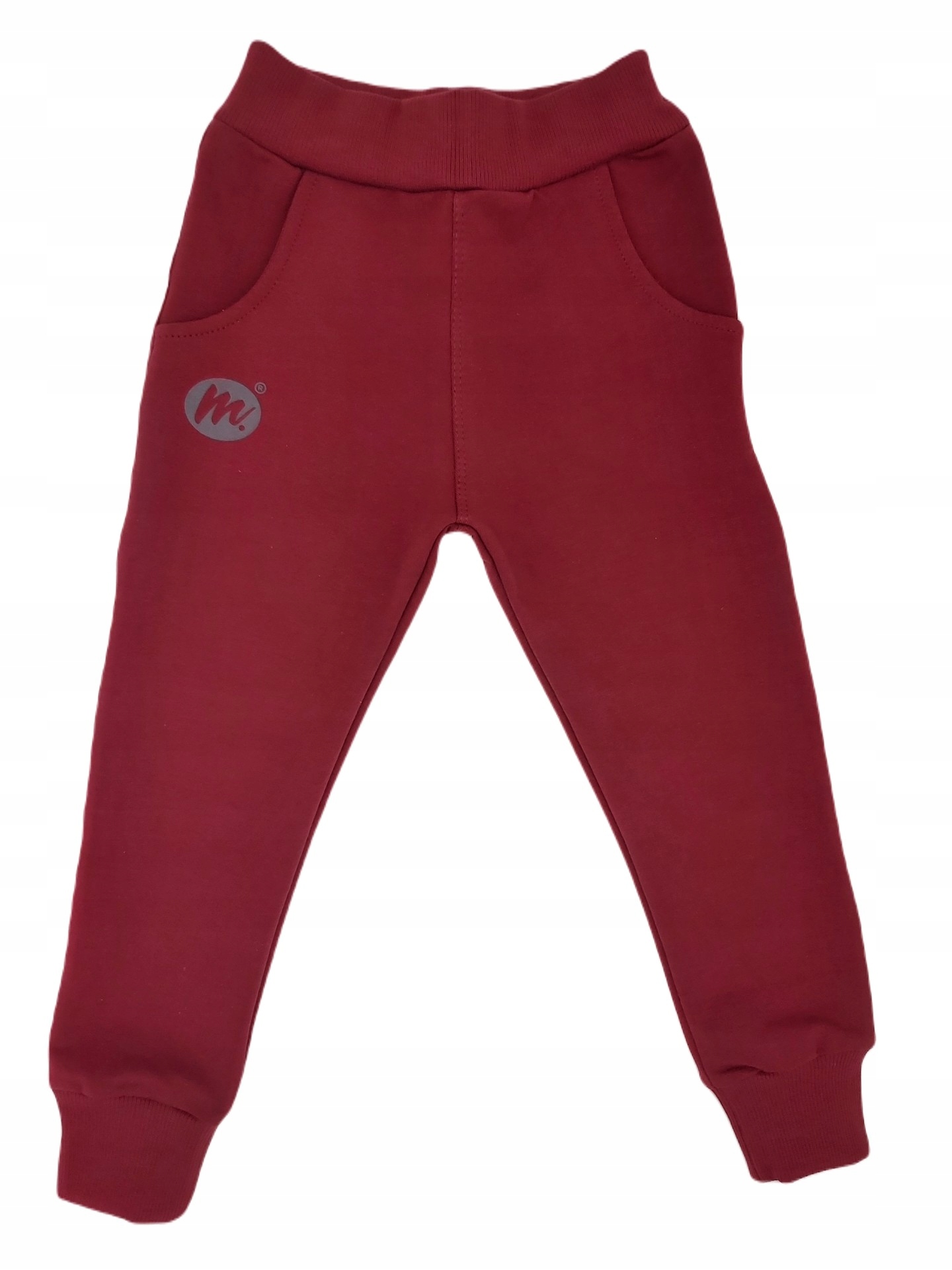 SPODNIE DRESOWE CHŁOPIĘCE BORDOWE 104 MROFI SLIM Rozmiar (new) 104 (99 - 104 cm)