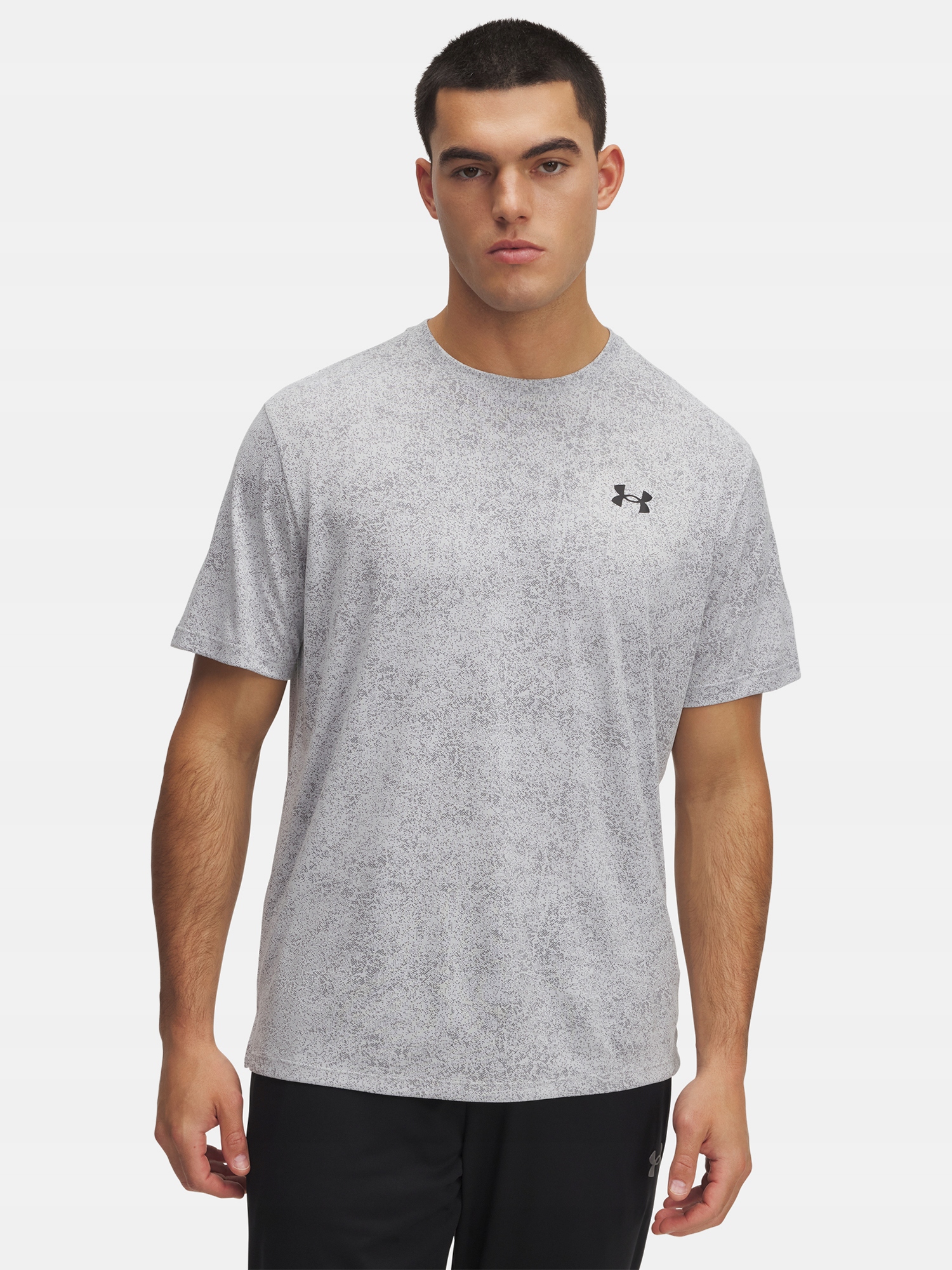 Pánské tričko Under Armour Ua Tech Tee Pixelate-GRY