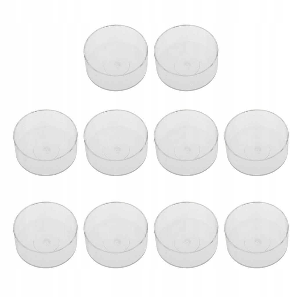 20 przezroczystych kubków na podgrzewacze, Marka bez marki