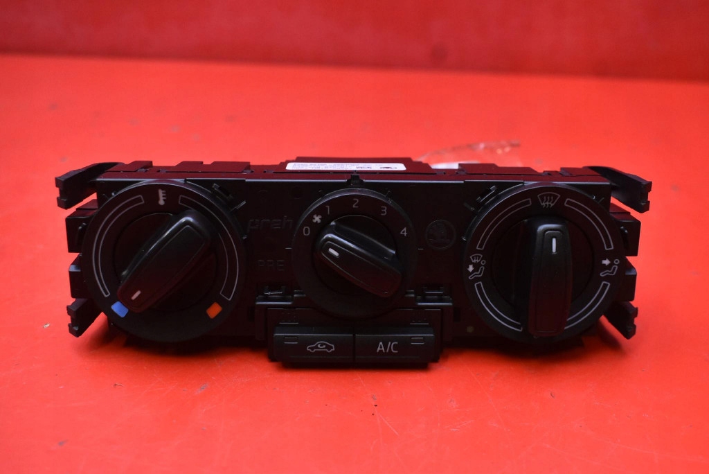 control panel air conditioning devices KLIMY 5JA820045B SKODA RAPID 1 and 12-17