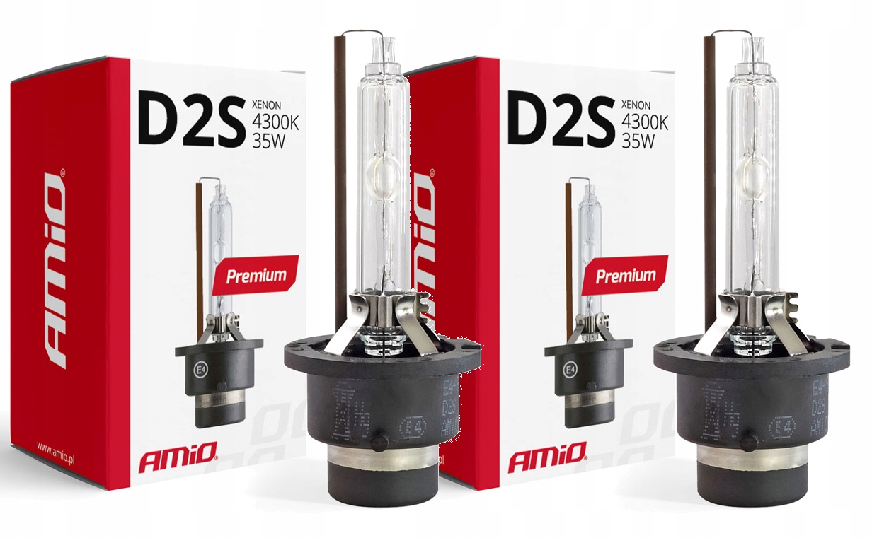 

2x D2S Żarniki Xenon 4300K Homologacja Premium
