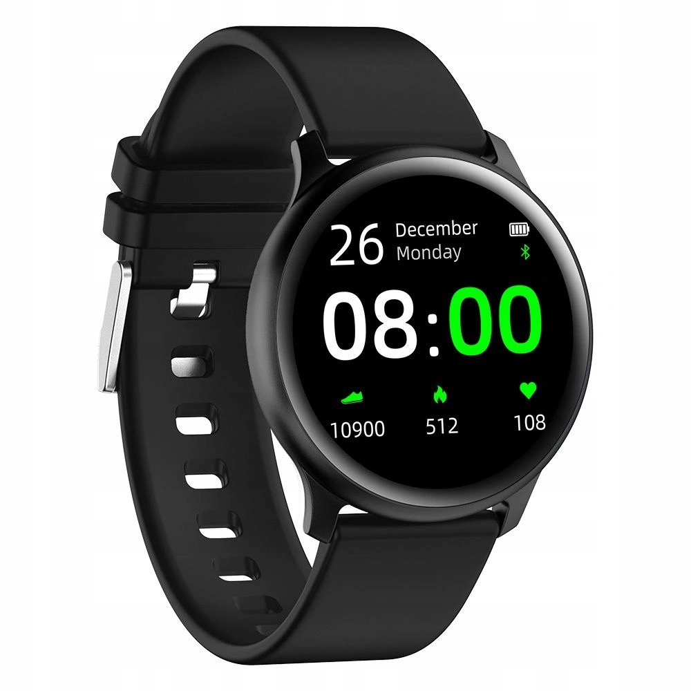 

Męski Smartwatch G.rossi Sport Puls Kroki Czarny