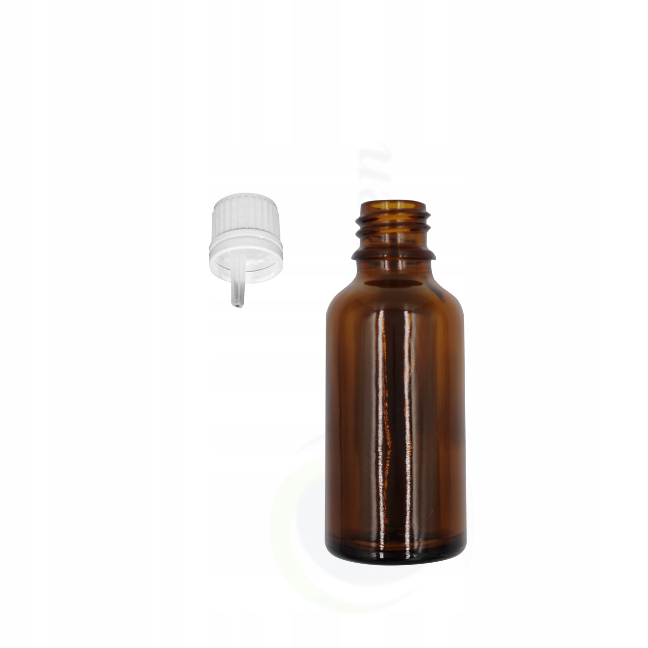 

Butelka 30ml Szklana Z Kroplomierzem Białym