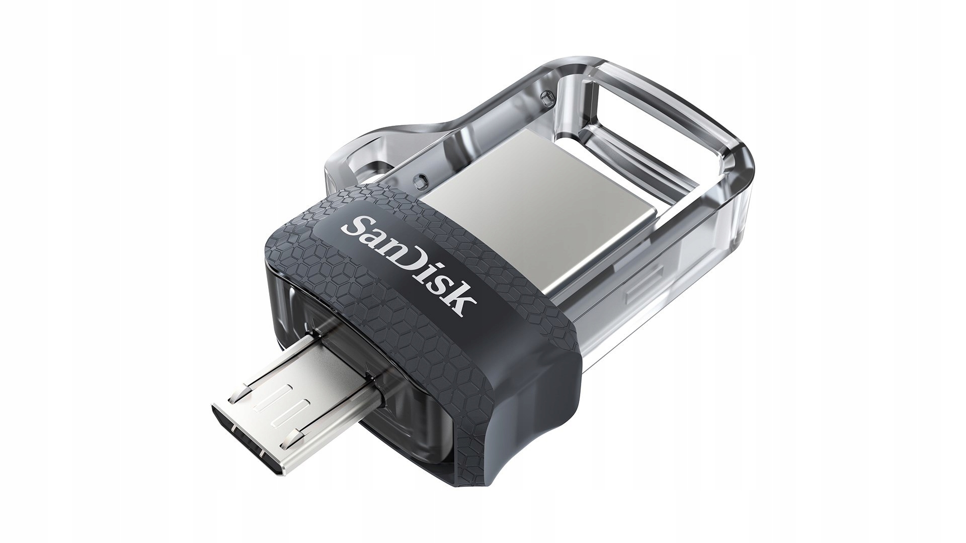 Pendrive SanDisk Ultra SDDD3-128G-G46 (128 Gb; microUSB, Usb 3.0; barva šedá